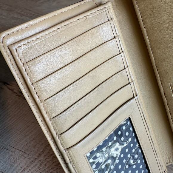 Kate Spade Long Trifold Black Leather Wallet - Picture 10 of 16